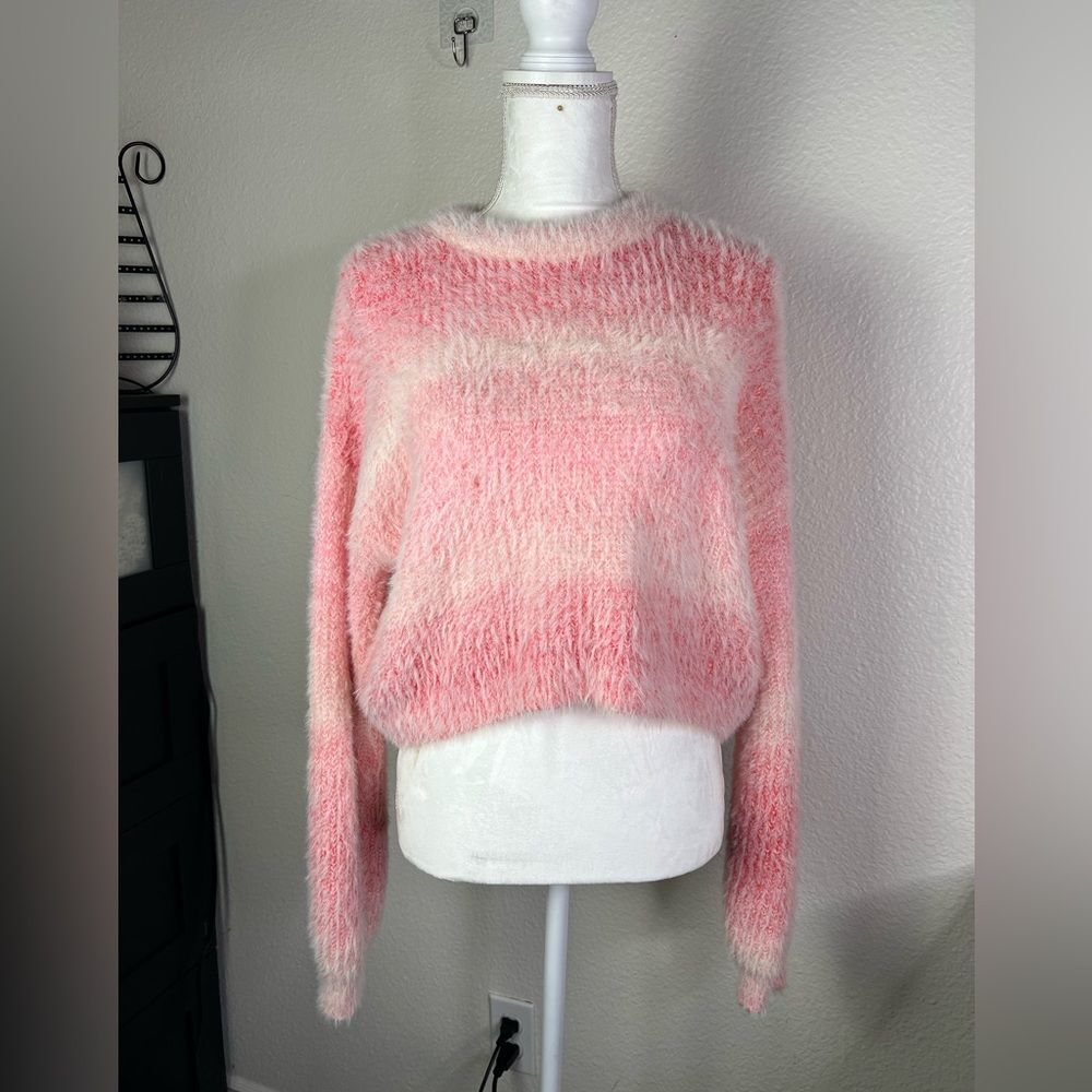 Wild Fable fuzzy pink sweater